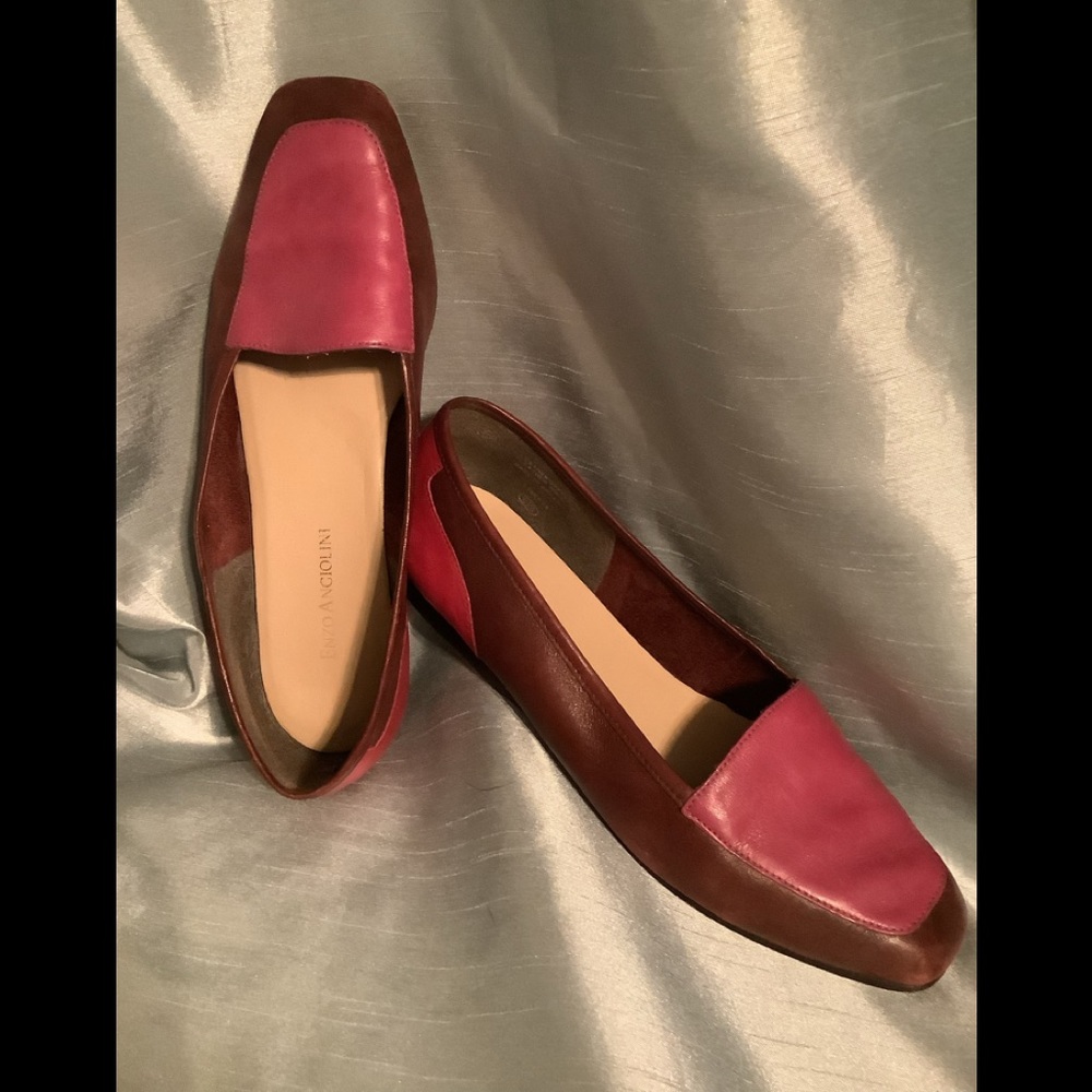 Vintage 2 tone loafers, gently used, size 7 1/2